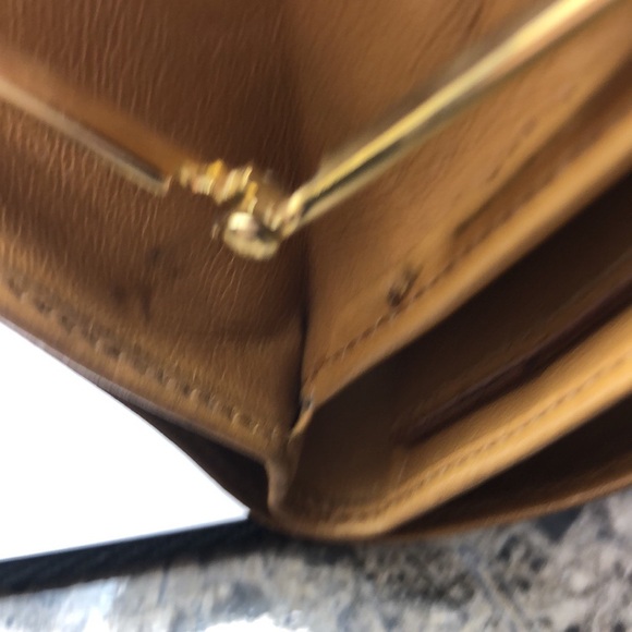 Celine Macadam Kisslock Coated Canvas and Leather Wallet EUC- Beautiful - Picture 10 of 10